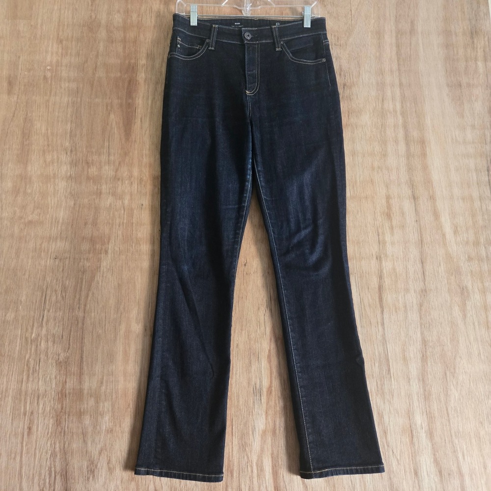 AG Adriano Goldschmied Mari High Rise Straight Leg Jeans Dark Wash Denim 28R